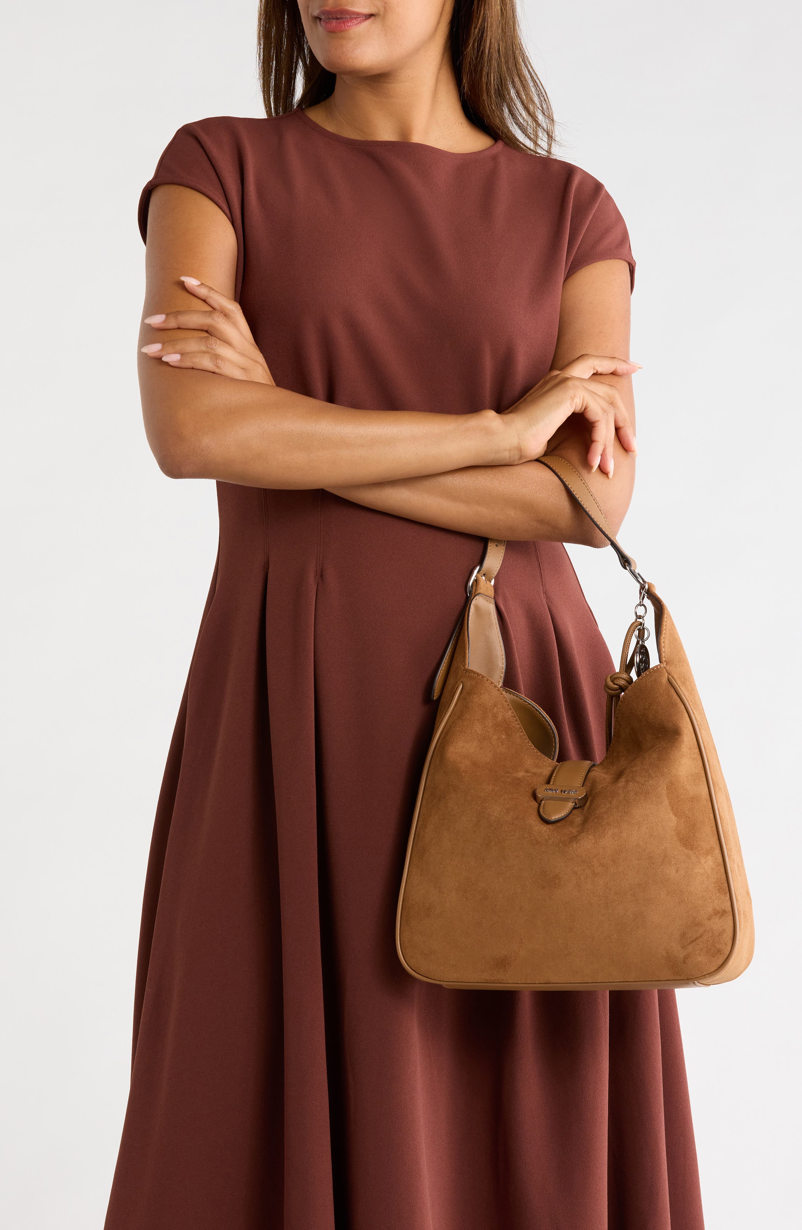 Samson Hobo Bag, Alternate, color, TOFFEE