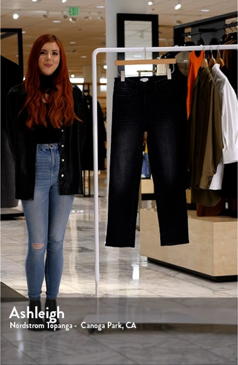 Always Fits Good High Waist Straight Leg Jeans, sales video thumbnail
