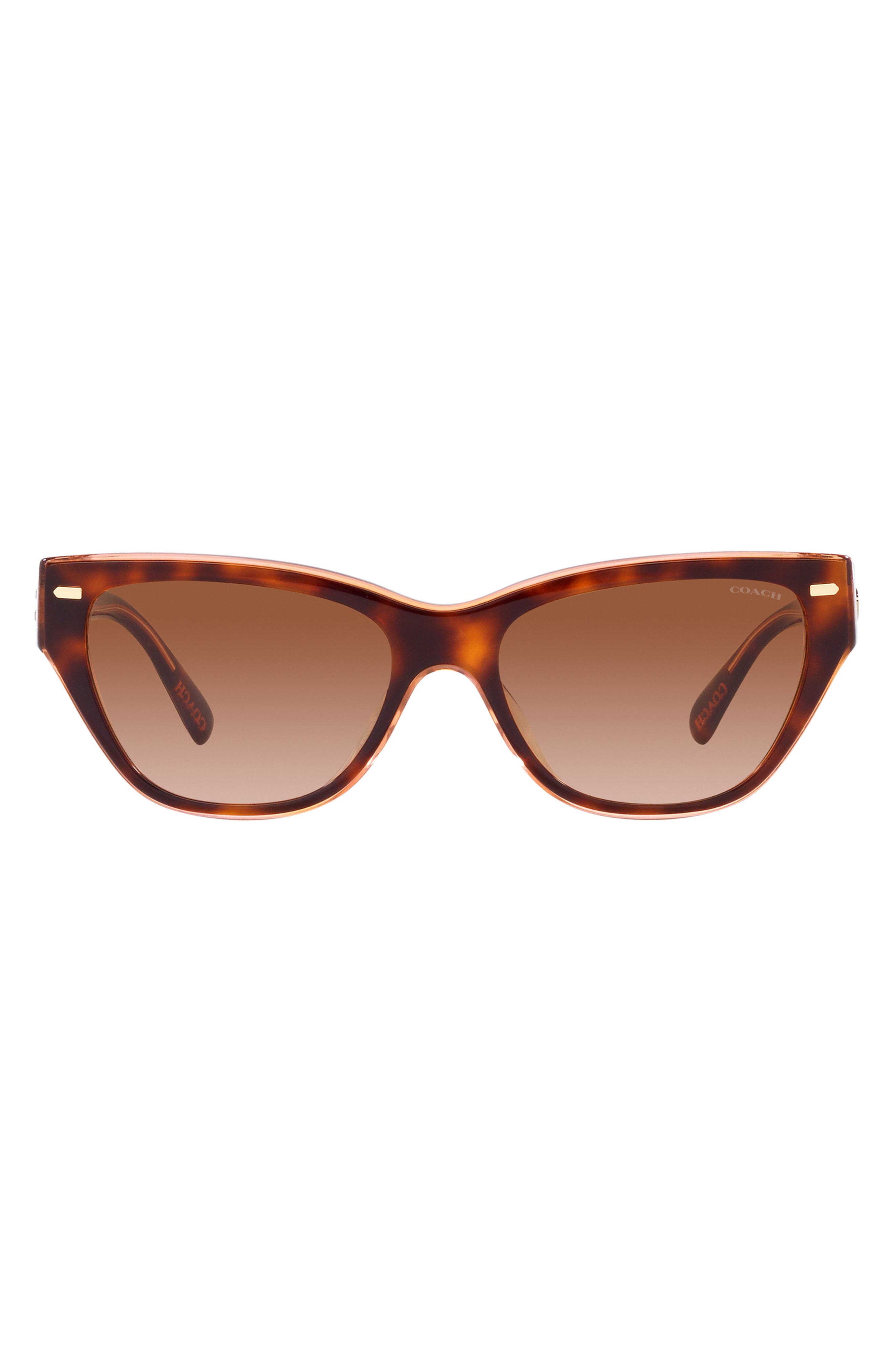 COACH 55mm Gradient Cat Eye Sunglasses
