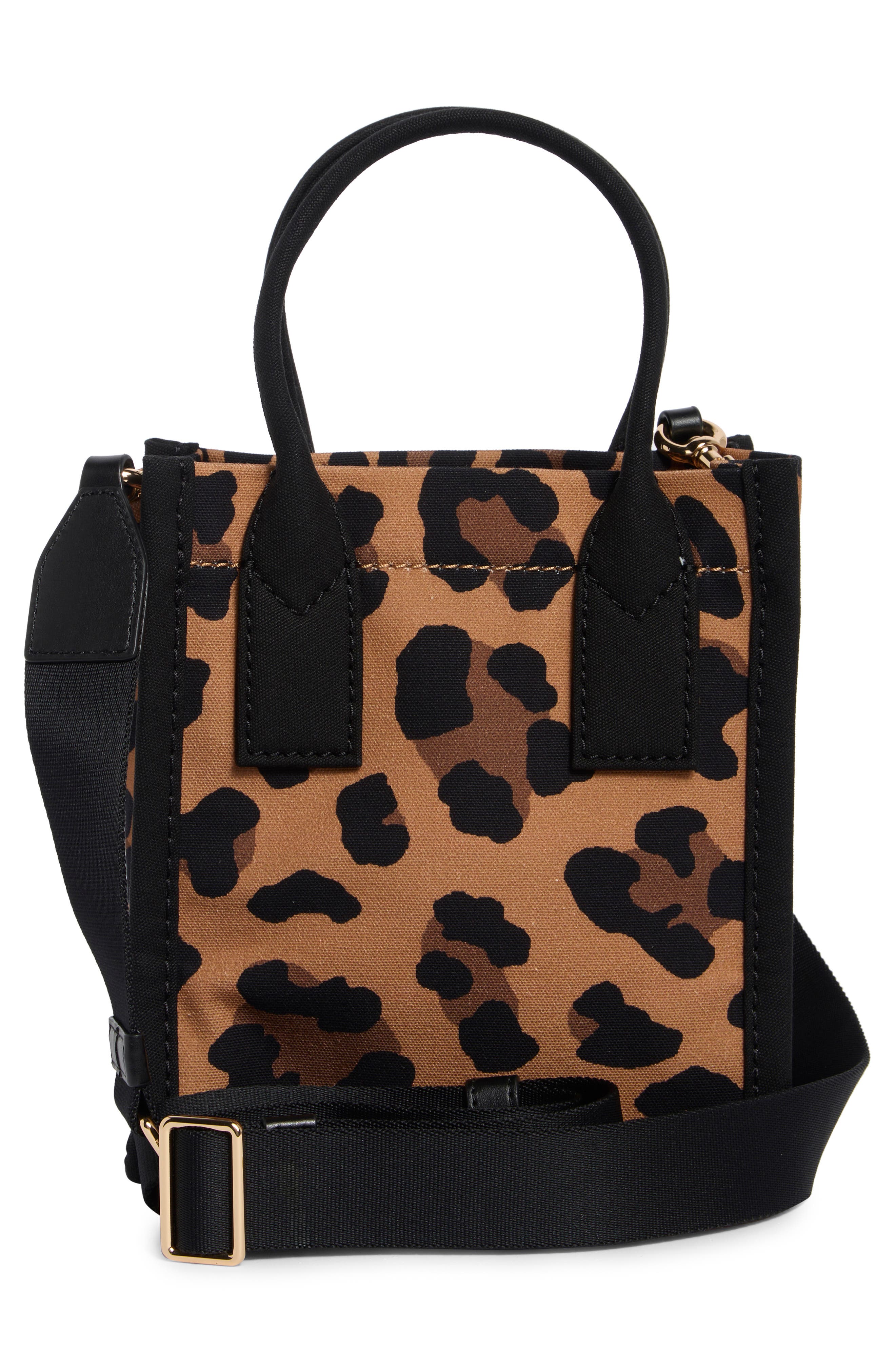 The Leopard Print Canvas Tote, Alternate, color, LEOPARD MULTI