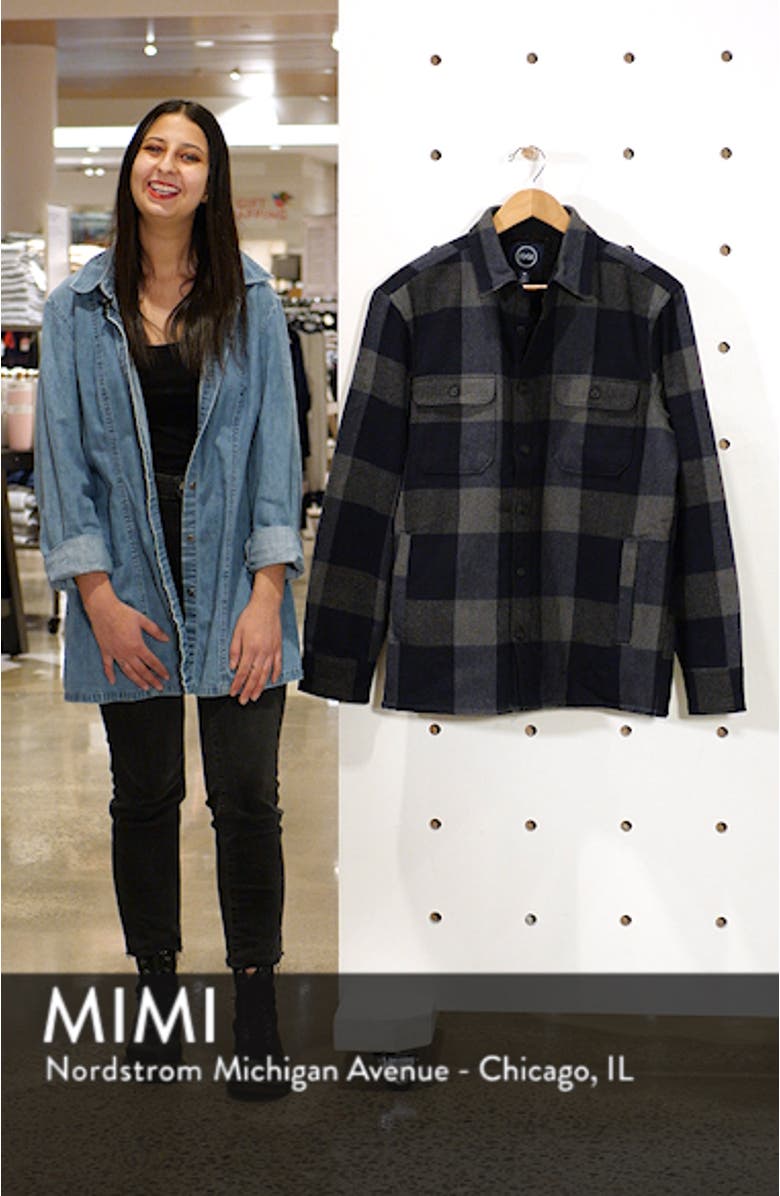 Lined Flannel Shirt Jacket, sales video thumbnail