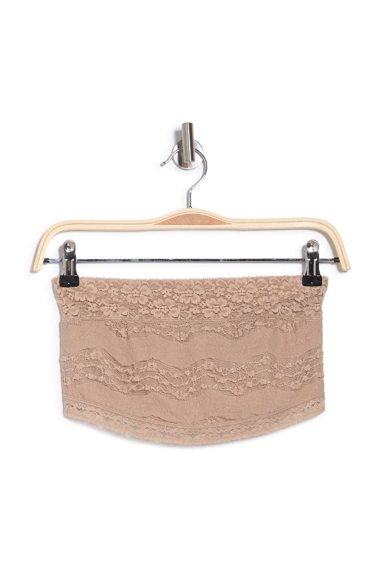 Intimately FP Lace Bandeau Bralette, Alternate, color, NUDE