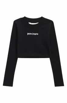 Kids' Logo Rib Long Sleeve Baby Tee