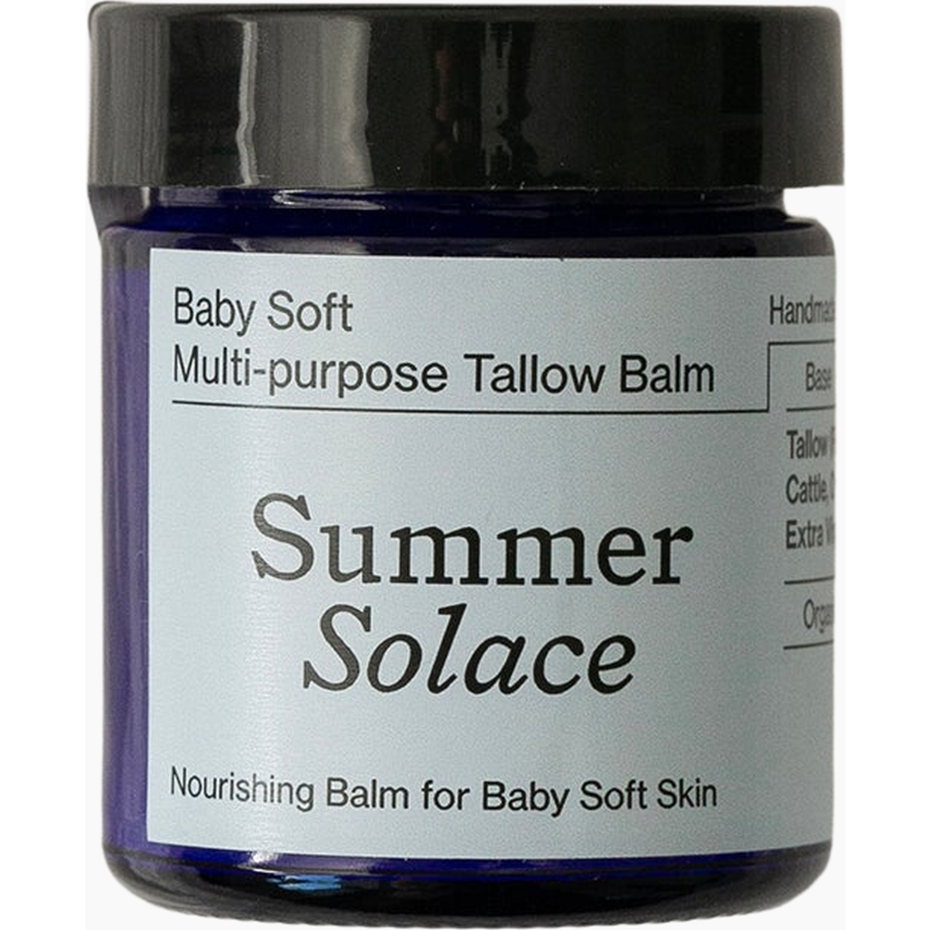 Summer Solace Tallow Baby Soft Family Balm Regenerative Tallow + Pastured Leaf Lard in Dark Blue  product
