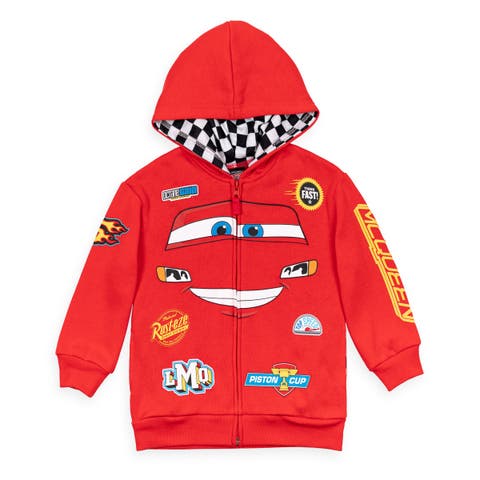 Cars Lightning McQueen Fleece Zip-Up Hoodie