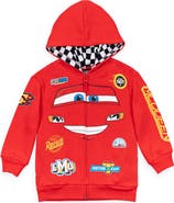 Disney Cars Lightning McQueen Fleece Zip-Up Hoodie