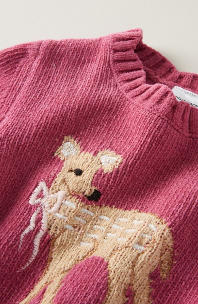 Nordstrom Plush Motif Sweater & Leggings Set, Alternate, color, Pink Violet Fawn