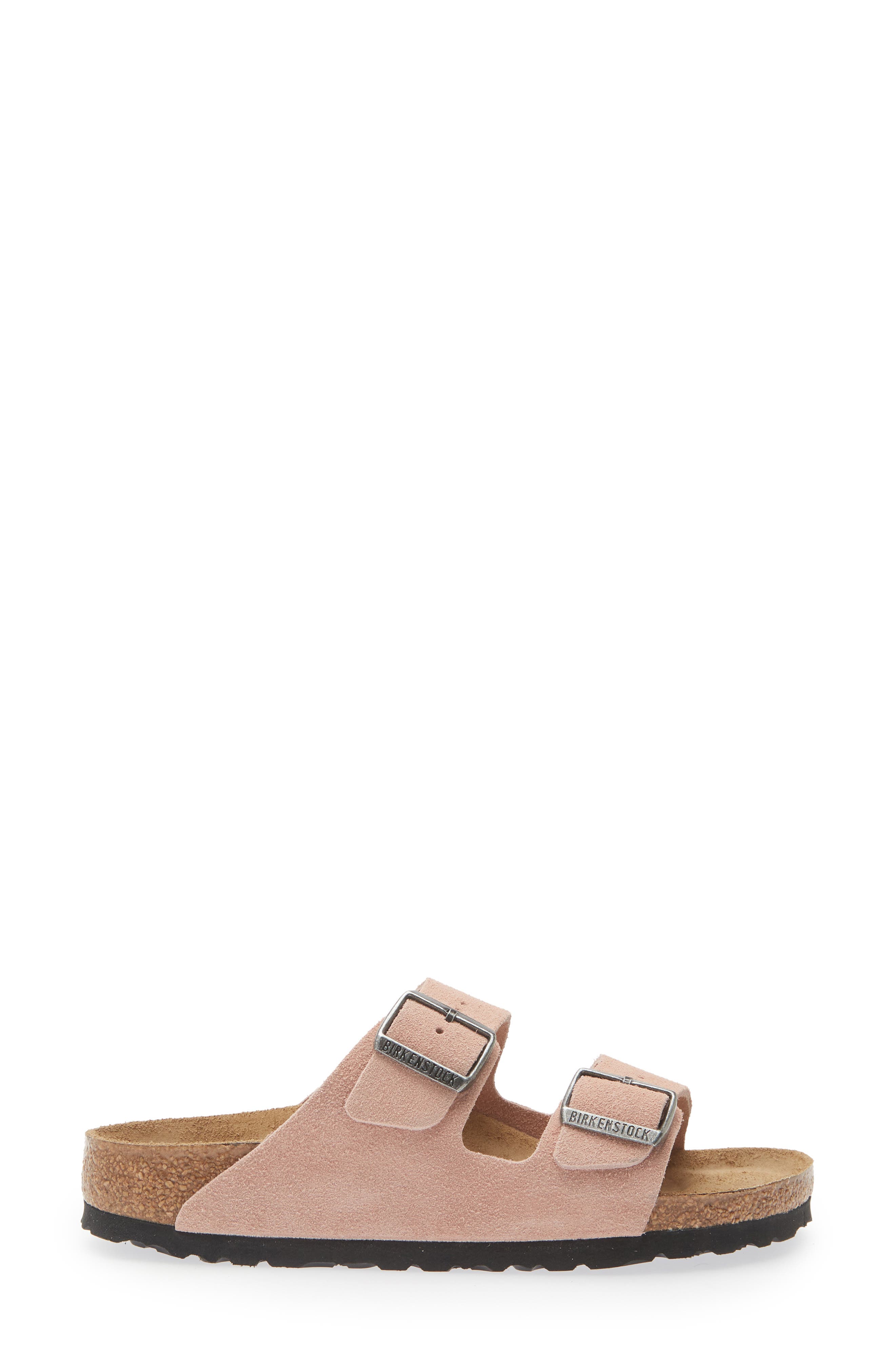 Birkenstock Arizona Sandal, Alternate, color, Pink Clay Suede