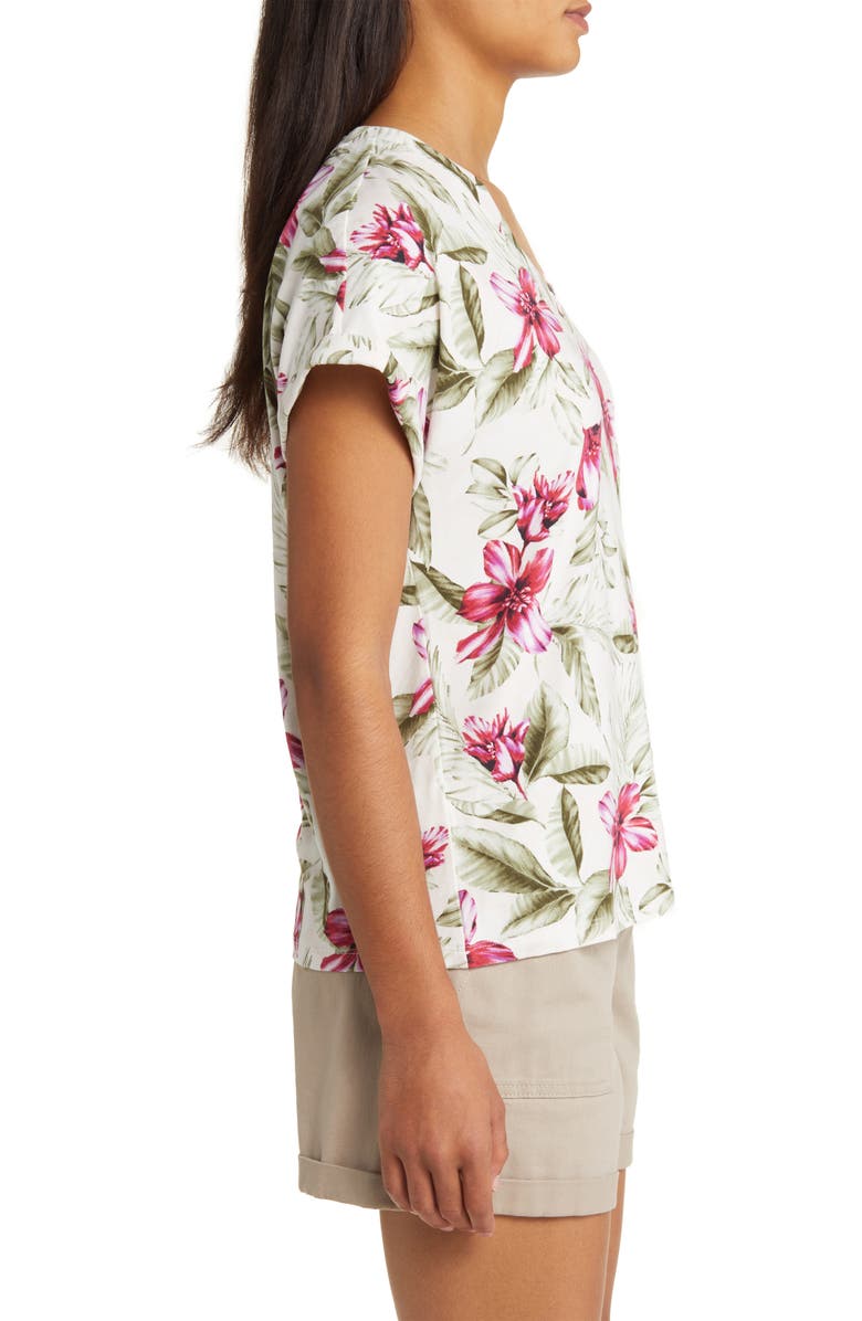 Tommy Bahama Kauai Coastal Petals V-Neck T-Shirt, Alternate, color,