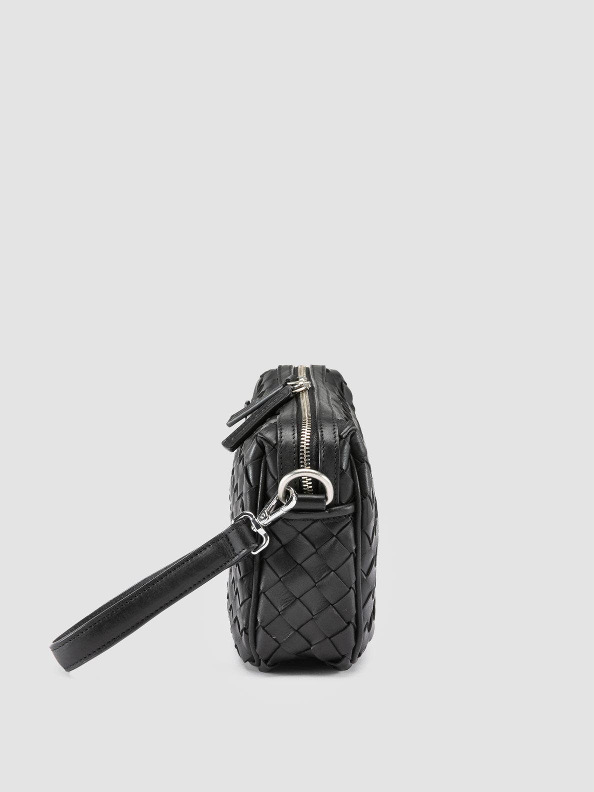 Officine Creative Armor 023 Beauty Clutch, Alternate, color, Black