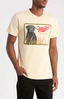 Miller High Life Dog Cotton Graphic T-Shirt