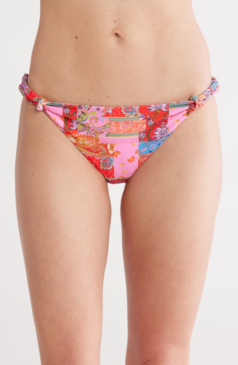 VYB High Leg Knotted Bikini Bottoms, Main, color, 