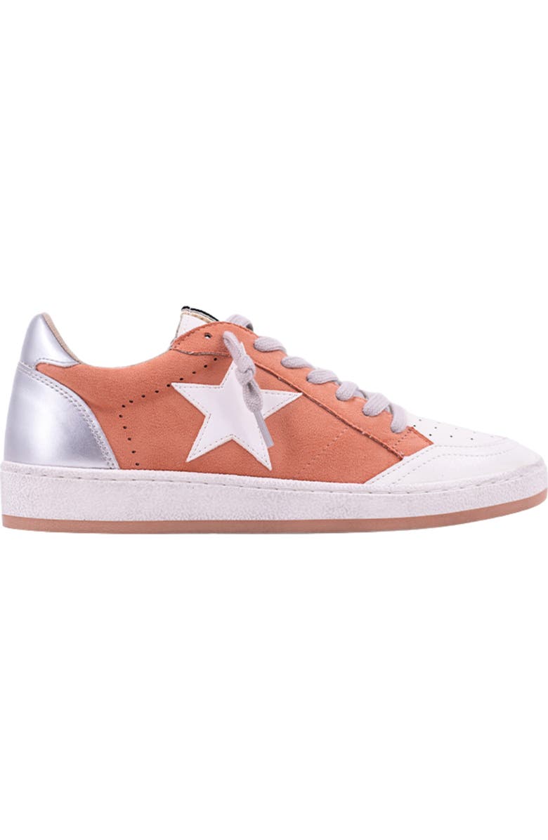 SHUSHOP Paz Low Top Sneaker, Alternate, color, Melon Suede
