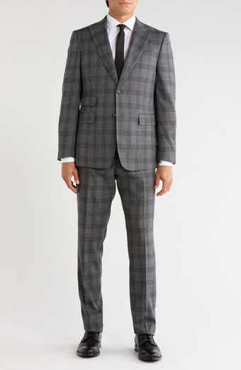 Plaid Two Button Suit