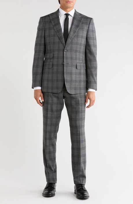 Plaid Two Button Suit