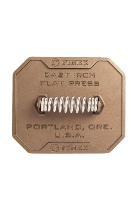 8 Inch Heavy-Gauge Cast Iron Flat Press
