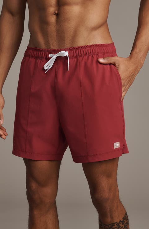 5.5-Inch Water Repellent Swim Trunks