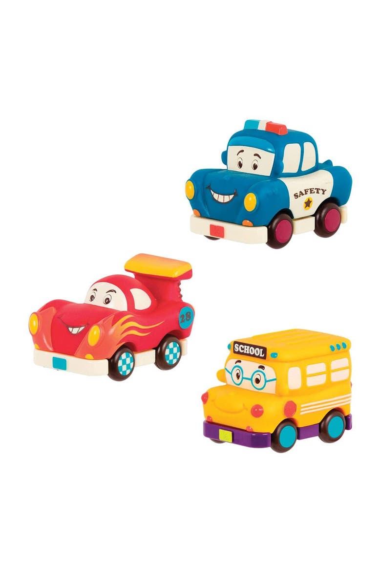 Mini Pull Back Vehicles - Set of 6, Alternate, color, Multicolored