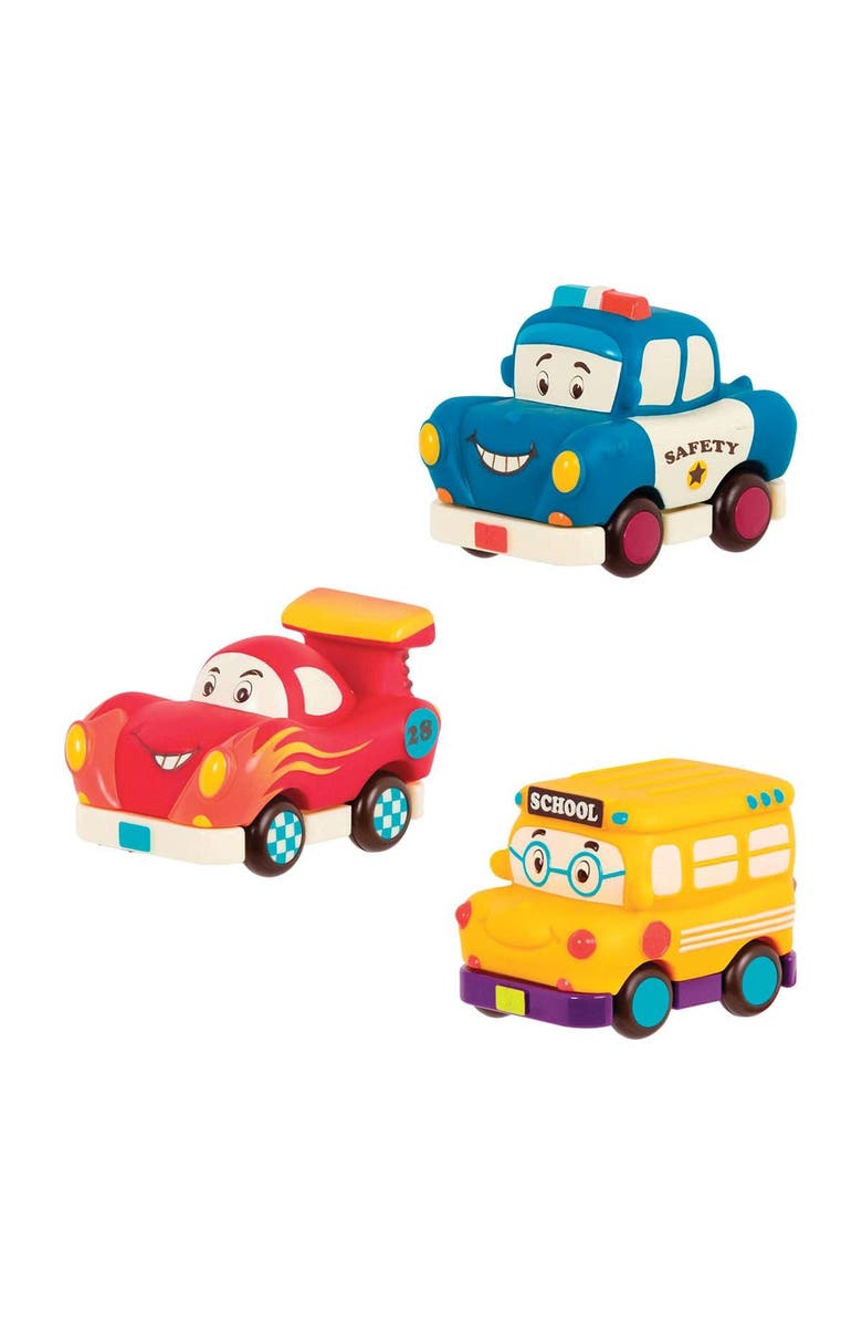Battat Mini Pull Back Vehicles - Set of 6, Alternate, color, Multicolored