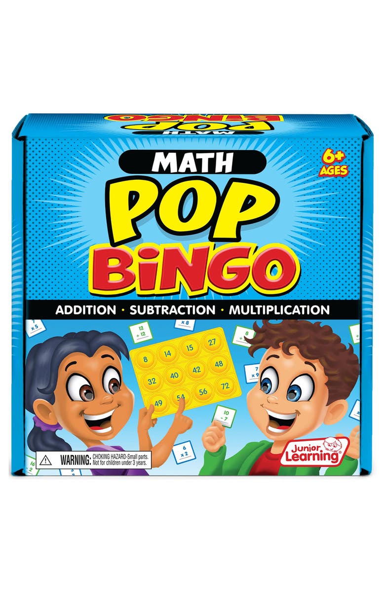 Junior Learning Math Pop Bingo, Alternate, color, Multicolored