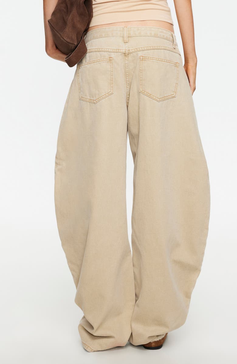 LIONESS Horsehoe Baggy Jeans, Alternate, color, Stone