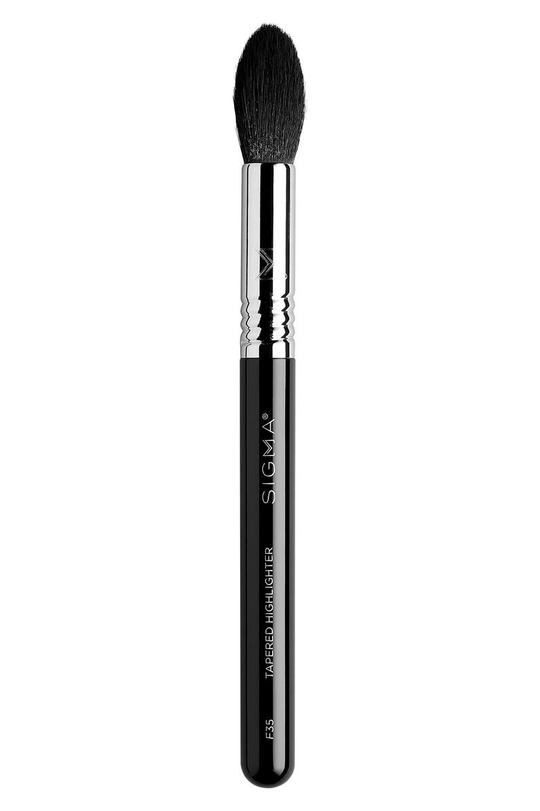 F35 Tapered Highlighter Brush, Main, color, NO COLOR