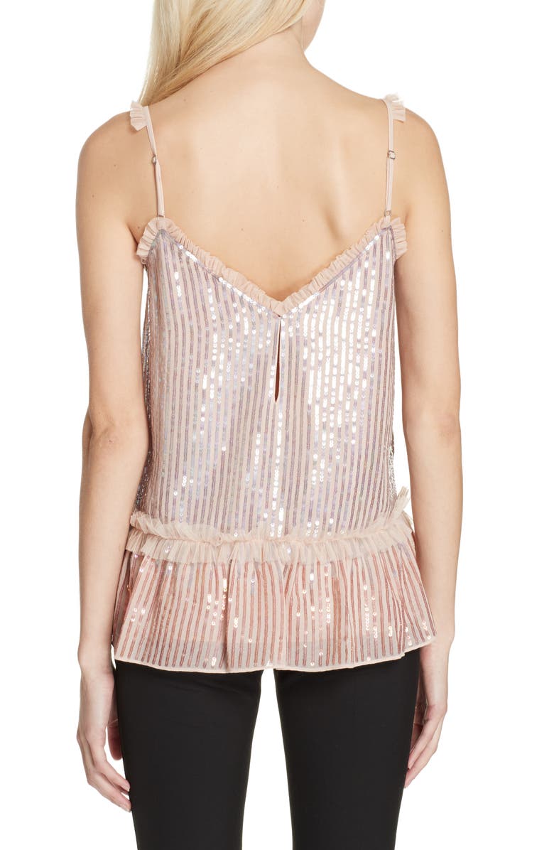 Needle & Thread Gloss Sequin Camisole, Alternate, color, 