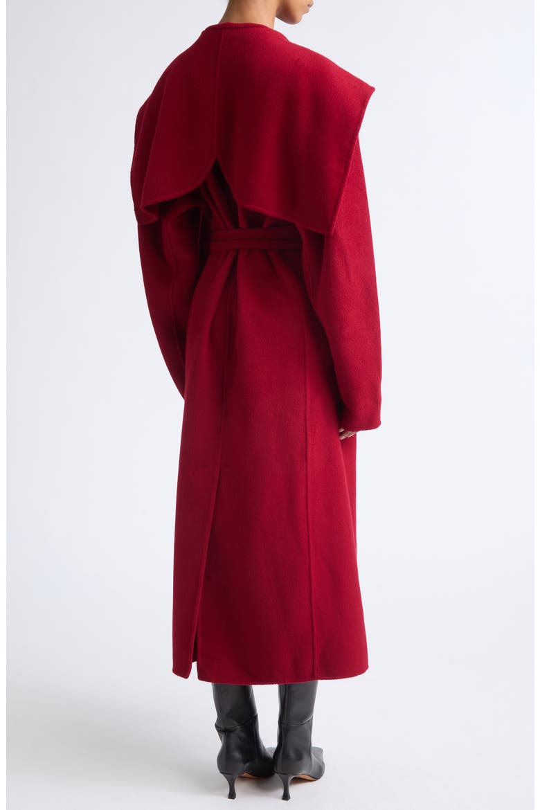 Rory Wool & Cashmere Blend Coat, Alternate, color, CERISE