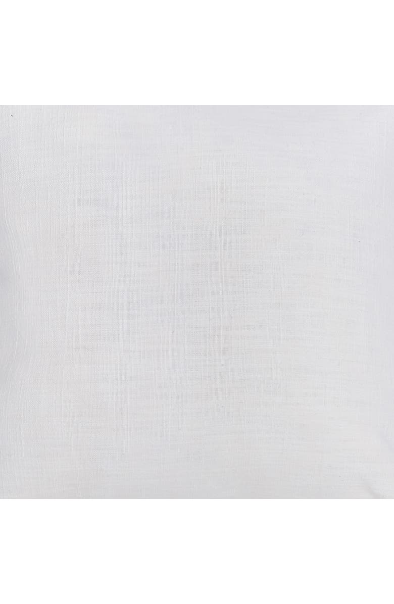 C&F Home Frost Flange Christmas Throw Pillow, 18" x 18", Alternate, color, White