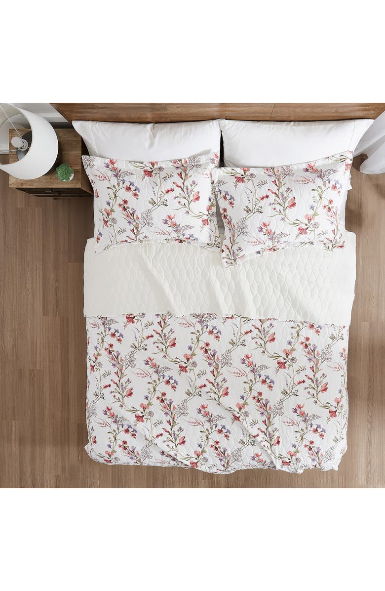 Modern Threads Ariana 3-Piece Quilt Set, Alternate, color, Soft Pink Floral