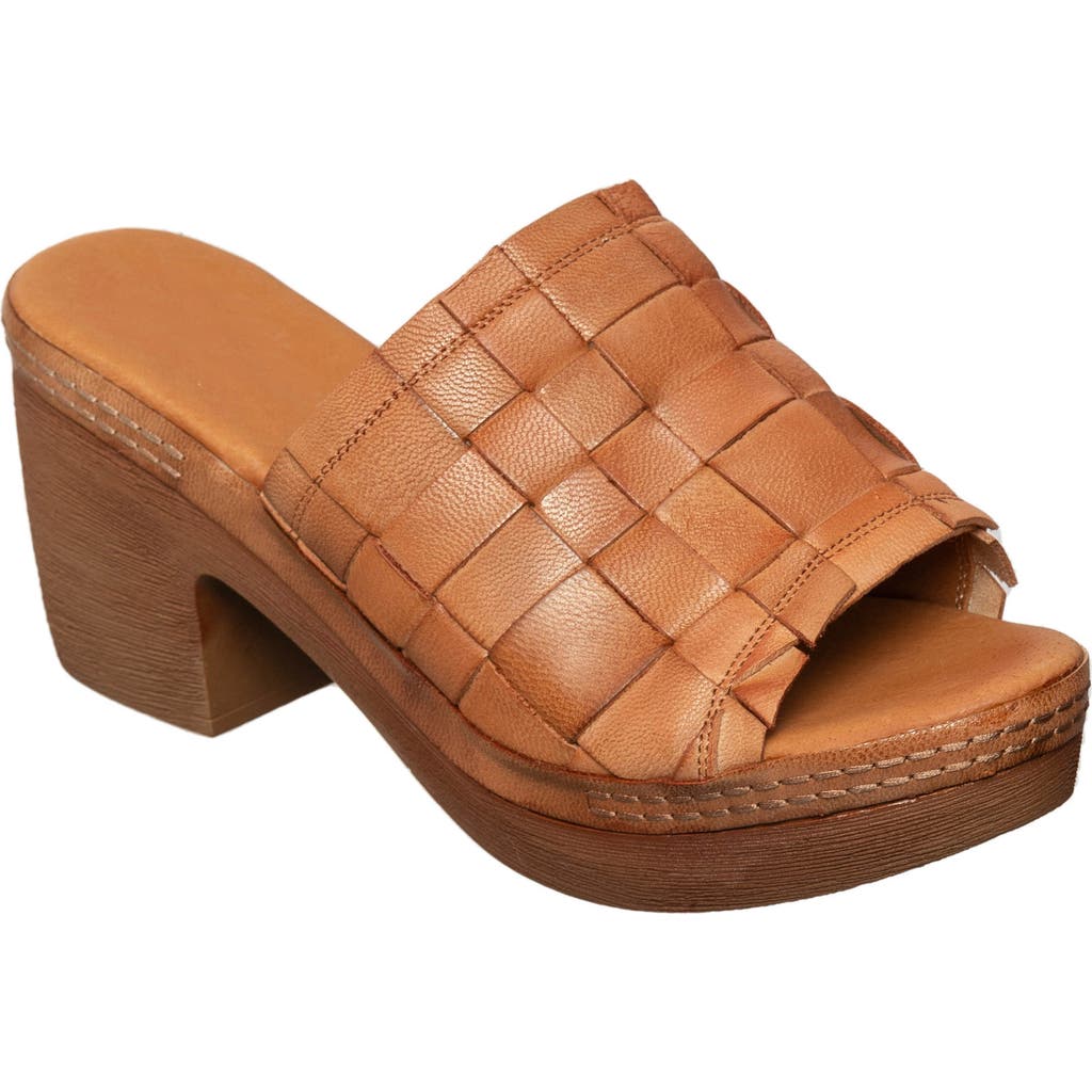Antelope Tamia Weave Slide Sandal In Taupe
