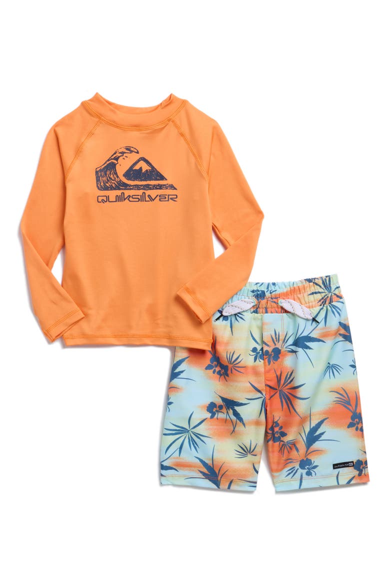 Kids' Rashguard Top & Swim Trunks Set, Main, color, PREPACK ASSORTED
