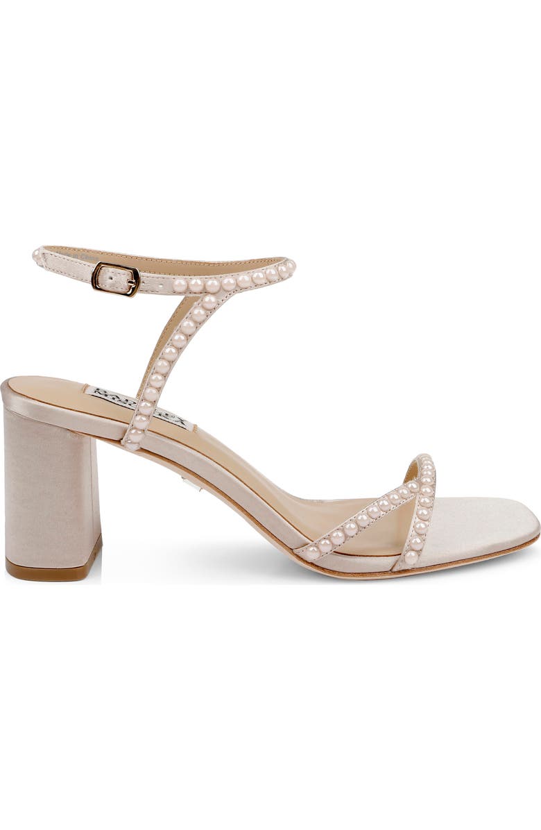 Badgley Mischka Collection Giabella Ankle Strap Sandal, Alternate, color, Soft Beige