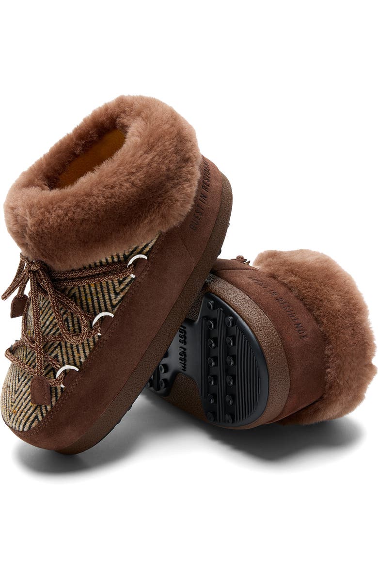 Moon Boot<sup>®</sup> x Guest In Residence EVX Chalet Faux Fur Trim Mule, Alternate, color, Cocoa