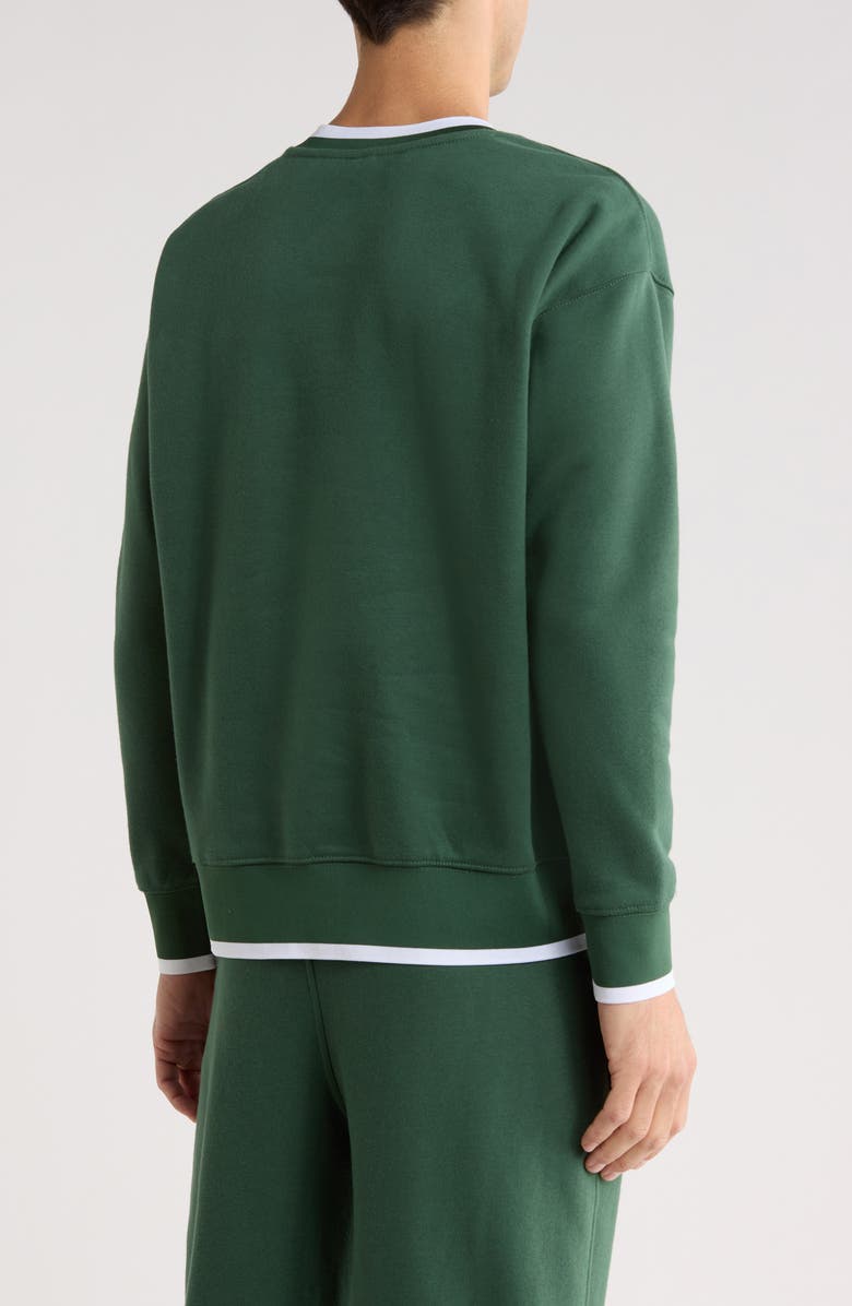 90 DEGREE BY REFLEX Freshman Fleece Sweatshirt, Alternate, color, Regal Pine