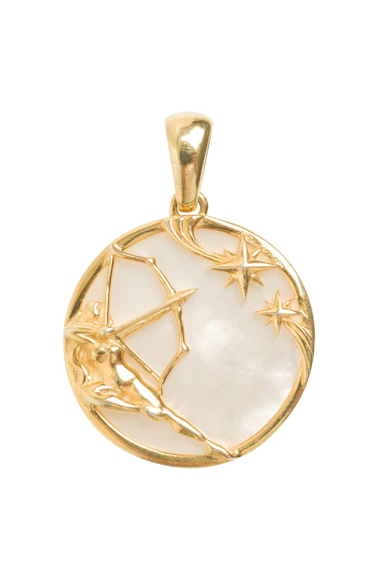 Freya Rose Zodiac Pendant, Main, color, Sagittarius