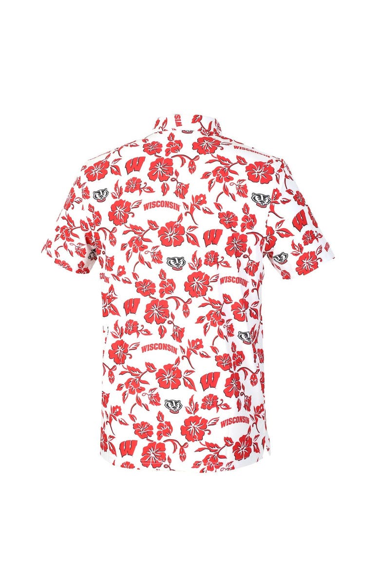 Reyn Spooner Men's Reyn Spooner  White Wisconsin Badgers Pua Performance Polo, Alternate, color, White