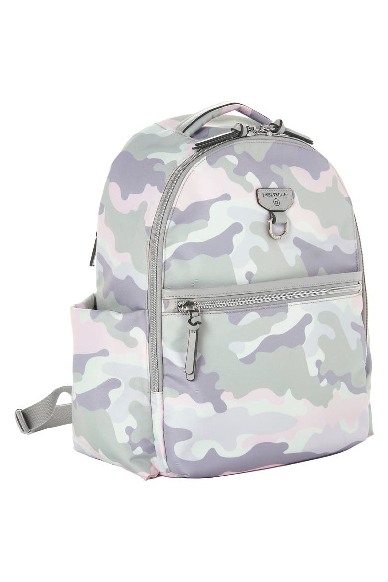 Midi Go 3.0 Camo Print Water Resistant Diaper Backpack, Alternate, color, BLUSH CAMO