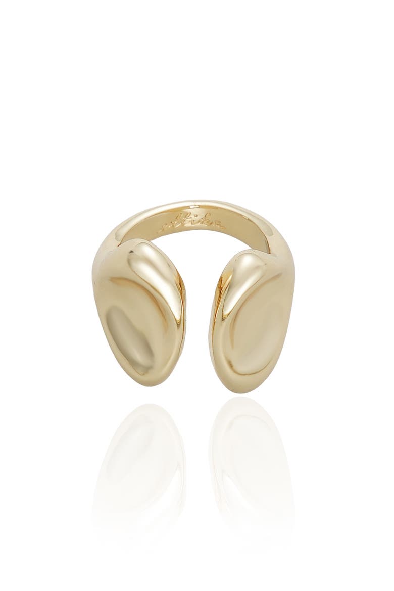 Open Abstract Ring, Main, color, GOLD