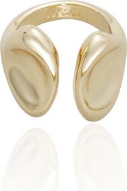 Ettika Open Abstract Ring