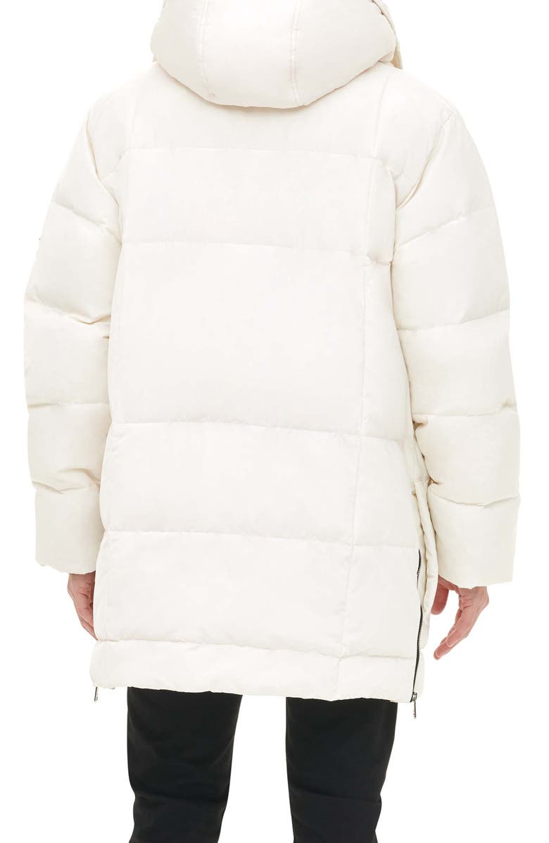 Tommy Hilfiger Water Resistant Faux Shearling Lined Hood Quilted Parka, Alternate, color, 