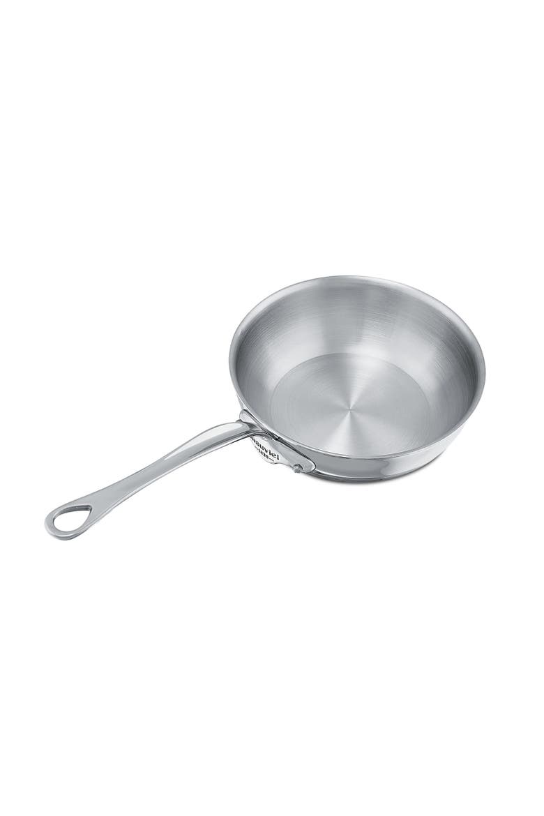 M'Cook 2.1 qt. Stainless Steel Curved Splayed Saute Pan with Lid, Alternate, color, Silver