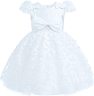 Tulleen Floral Bow Upton Dress