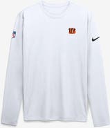 Nike Men's Nike White Cincinnati Bengals Legend Small Logo Dri-FIT Long Sleeve T-Shirt