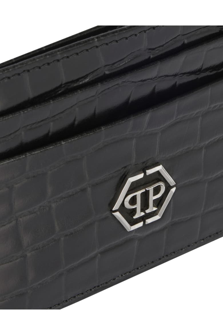 Leather Card Holder Cocco Men, Alternate, color, black