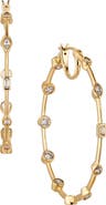 Nadri Daylight Cubic Zirconia Hoop Earrings