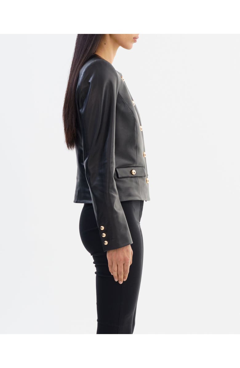 LAMARQUE Lynn | Leather Jacket, Alternate, color, Black