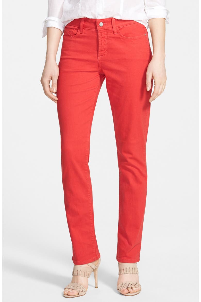 'Sheri' Stretch Skinny Jeans, Main, color, ROUGE