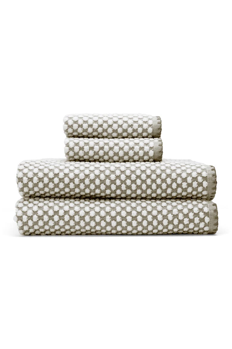 Clive 4-Piece Towel Set, Main, color, ARMY