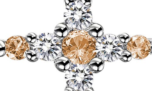Lafonn Birthstone Cross Pendant Necklace